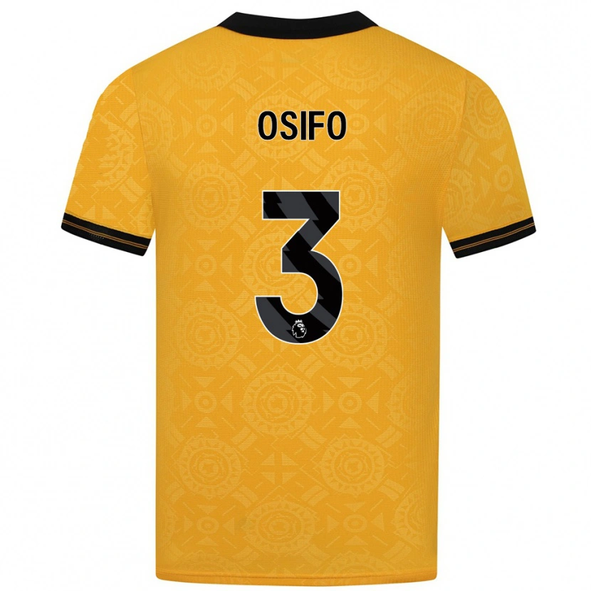 Danxen Damen David Osifo #3 Gelb Schwarz Heimtrikot Trikot 2025/26 T-Shirt Österreich