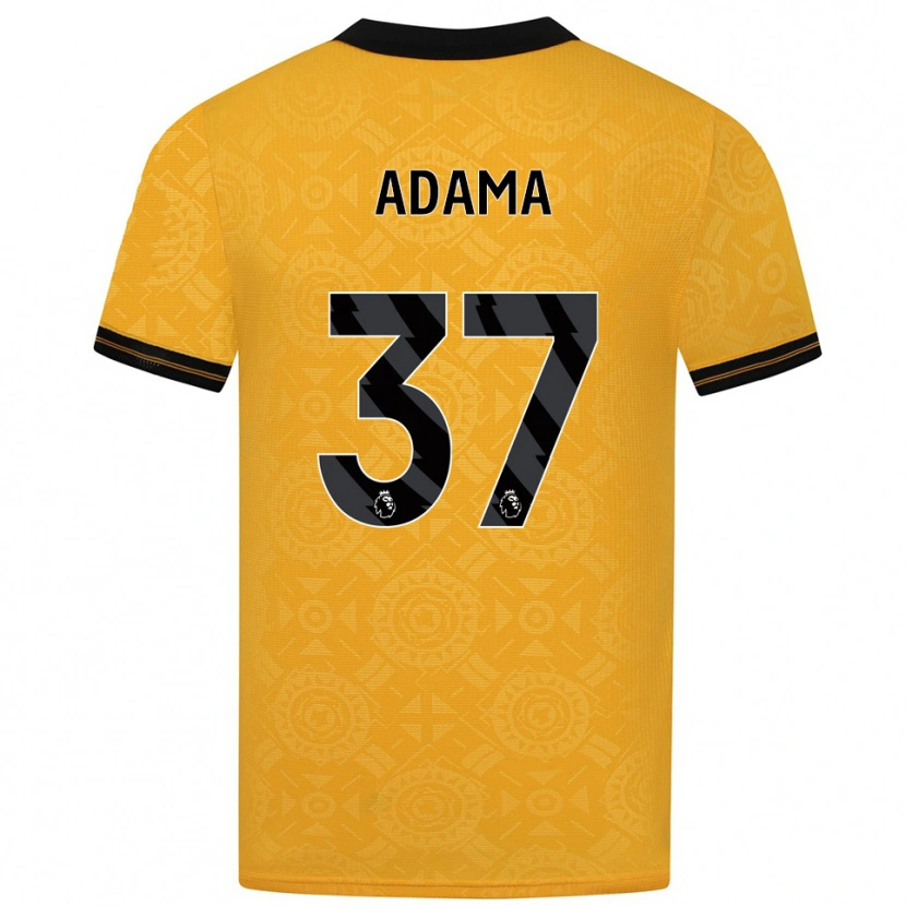 Danxen Damen Adama Traore #37 Gelb Schwarz Heimtrikot Trikot 2025/26 T-Shirt Österreich