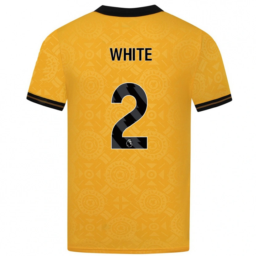 Danxen Damen Alfie White #2 Gelb Schwarz Heimtrikot Trikot 2025/26 T-Shirt Österreich
