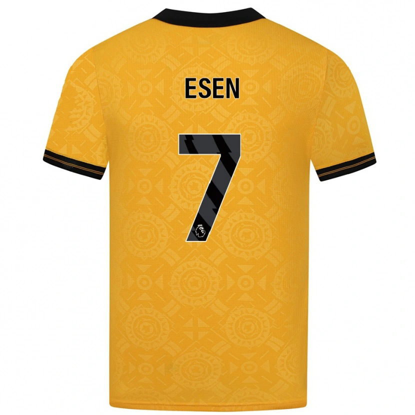 Danxen Damen Josh Esen #7 Gelb Schwarz Heimtrikot Trikot 2025/26 T-Shirt Österreich