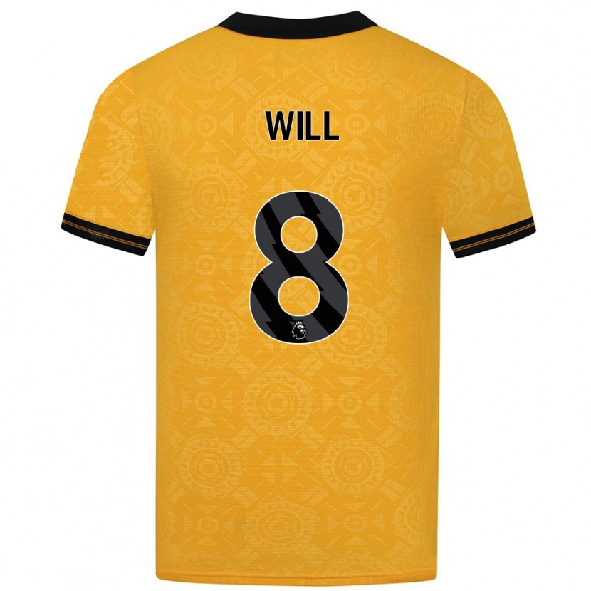 Danxen Damen Merrick Will #8 Gelb Schwarz Heimtrikot Trikot 2025/26 T-Shirt Österreich