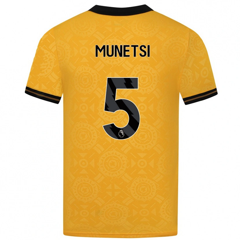 Danxen Damen Marshall Munetsi #5 Gelb Schwarz Heimtrikot Trikot 2025/26 T-Shirt Österreich