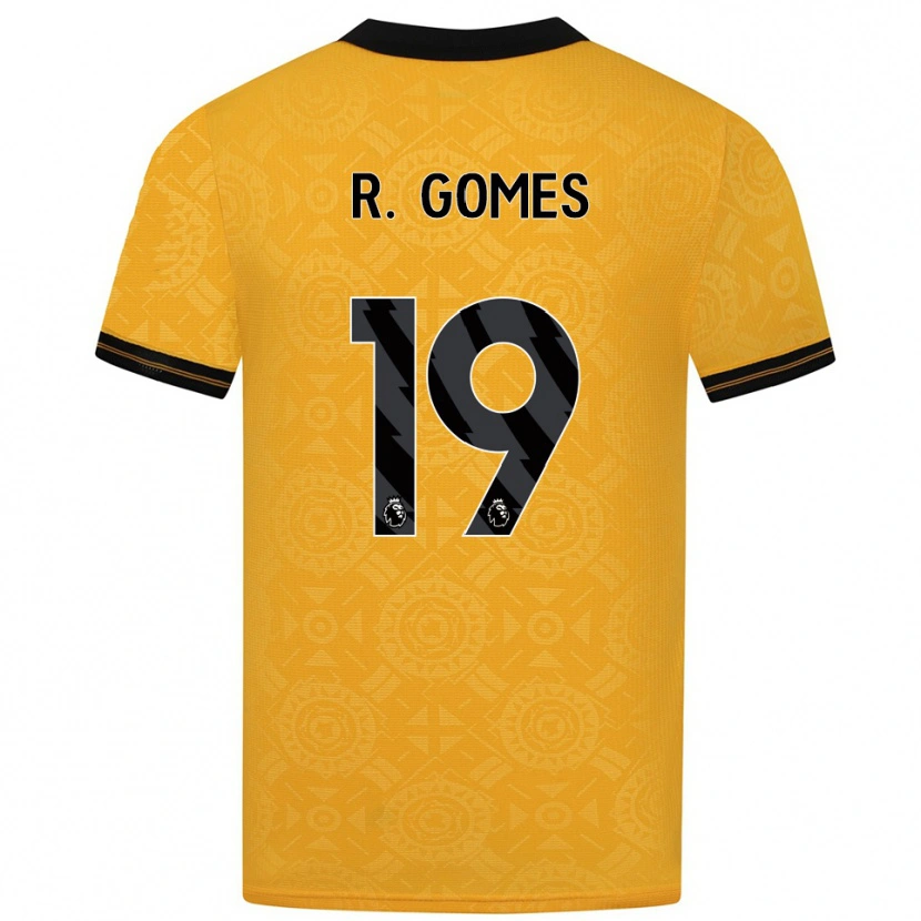 Danxen Damen Rodrigo Gomes #19 Gelb Schwarz Heimtrikot Trikot 2025/26 T-Shirt Österreich
