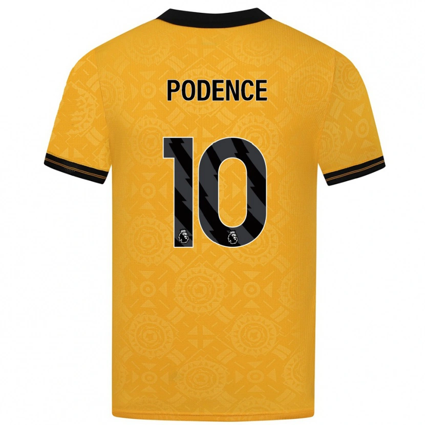 Danxen Damen Daniel Podence #10 Gelb Schwarz Heimtrikot Trikot 2025/26 T-Shirt Österreich