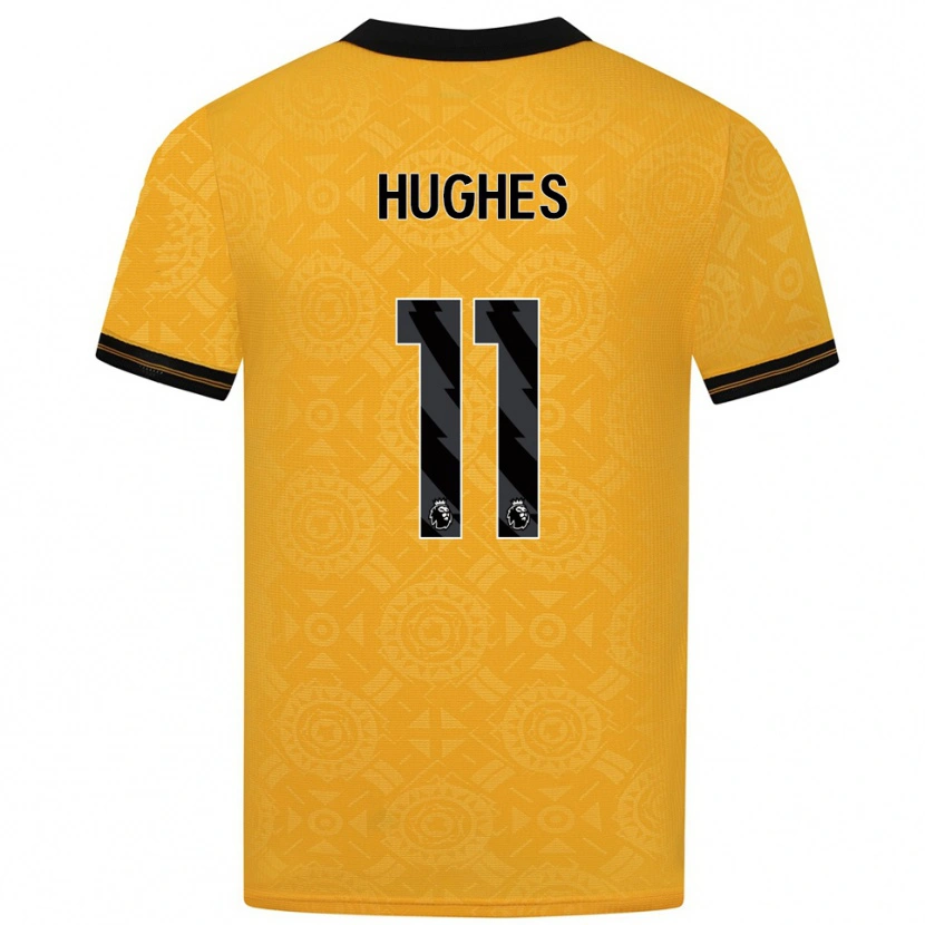 Danxen Damen Amber Hughes #11 Gelb Schwarz Heimtrikot Trikot 2025/26 T-Shirt Österreich