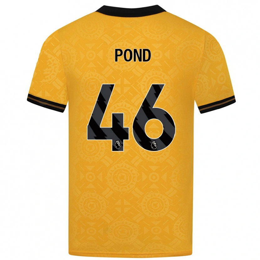 Danxen Damen Alfie Pond #46 Gelb Schwarz Heimtrikot Trikot 2025/26 T-Shirt Österreich