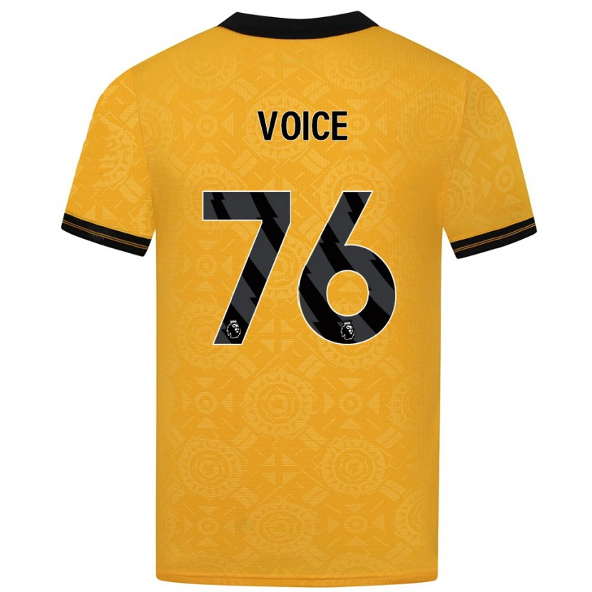 Danxen Damen Caden Voice #76 Gelb Schwarz Heimtrikot Trikot 2025/26 T-Shirt Österreich