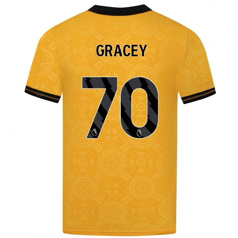 Danxen Damen Josh Gracey #70 Gelb Schwarz Heimtrikot Trikot 2025/26 T-Shirt Österreich