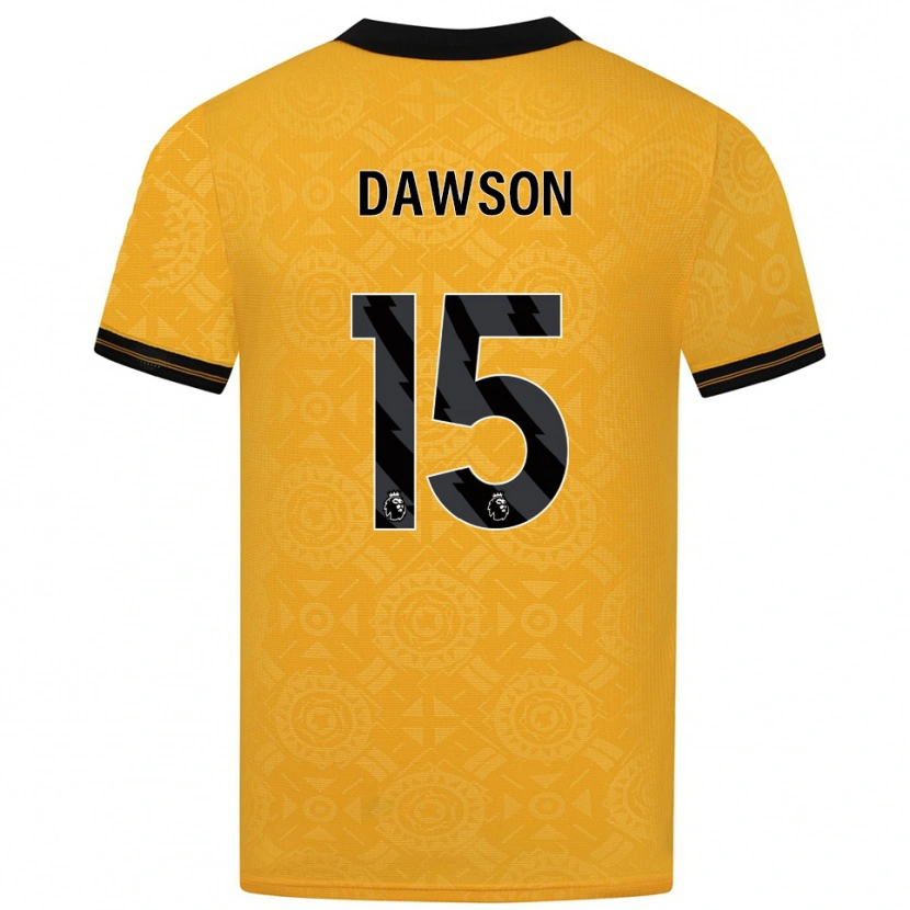 Danxen Damen Craig Dawson #15 Gelb Schwarz Heimtrikot Trikot 2025/26 T-Shirt Österreich