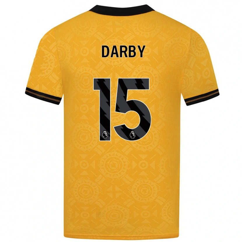 Danxen Damen Kelly Darby #15 Gelb Schwarz Heimtrikot Trikot 2025/26 T-Shirt Österreich