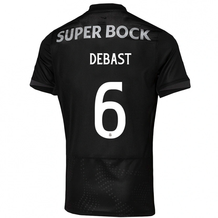 Danxen Damen Zeno Debast #6 Schwarz Weiß Auswärtstrikot Trikot 2025/26 T-Shirt Österreich
