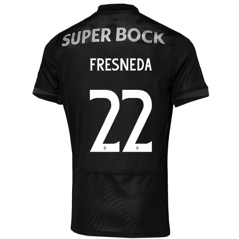 Danxen Damen Iván Fresneda #22 Schwarz Weiß Auswärtstrikot Trikot 2025/26 T-Shirt Österreich
