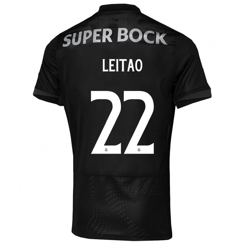 Danxen Damen Tiago Leitão #22 Schwarz Weiß Auswärtstrikot Trikot 2025/26 T-Shirt Österreich