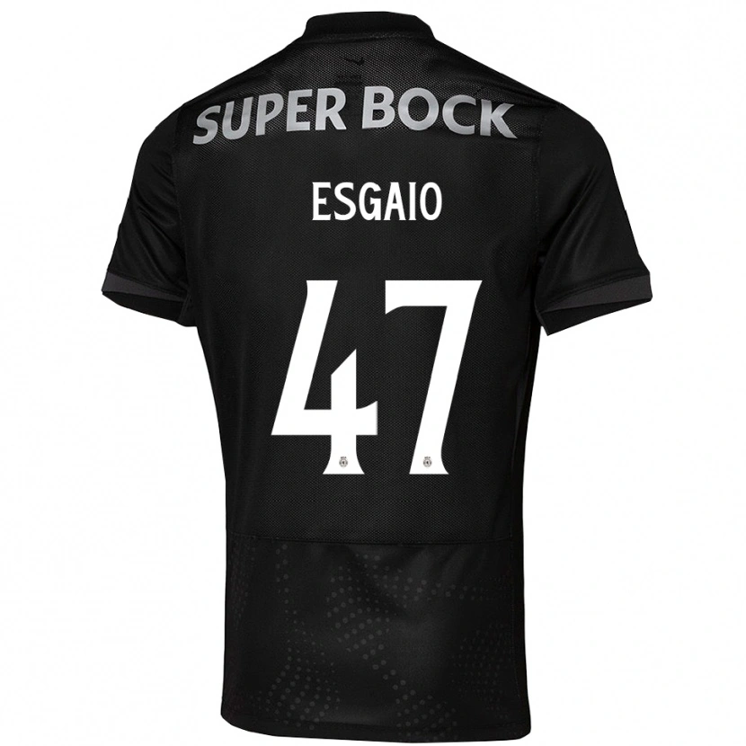 Danxen Damen Ricardo Esgaio #47 Schwarz Weiß Auswärtstrikot Trikot 2025/26 T-Shirt Österreich