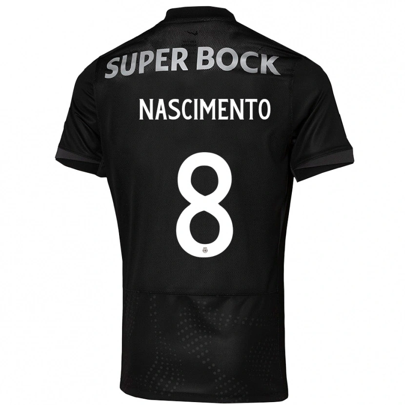 Danxen Damen Sandro Nascimento #8 Schwarz Weiß Auswärtstrikot Trikot 2025/26 T-Shirt Österreich