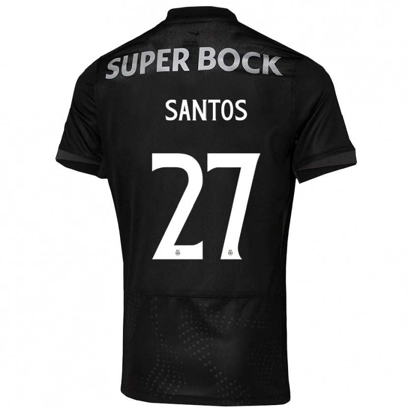 Danxen Damen Alisson Santos #27 Schwarz Weiß Auswärtstrikot Trikot 2025/26 T-Shirt Österreich