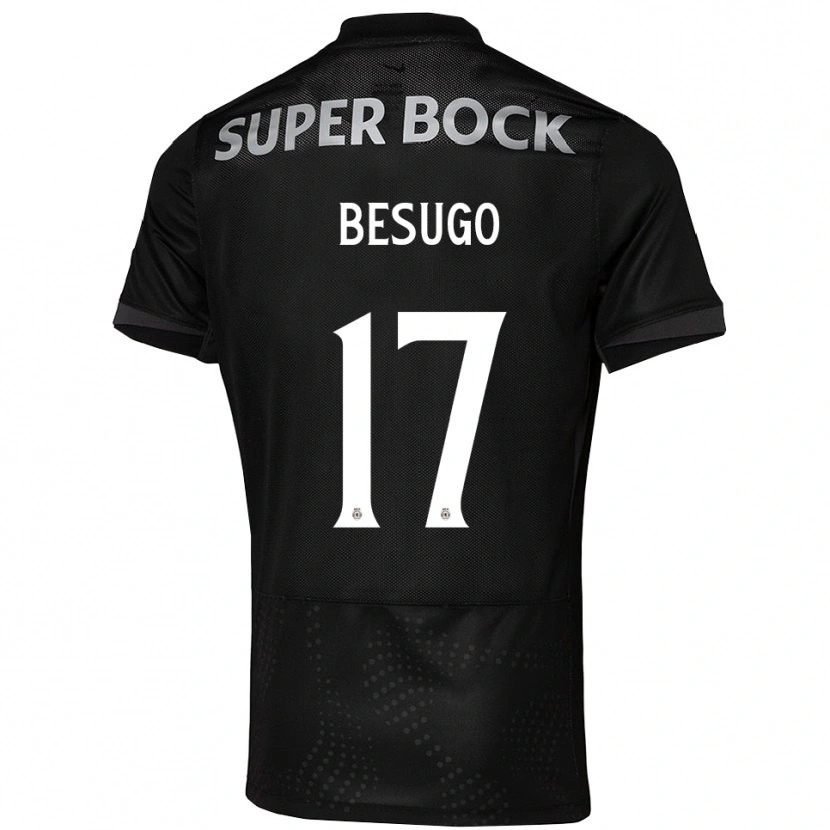 Danxen Damen Neuza Besugo #17 Schwarz Weiß Auswärtstrikot Trikot 2025/26 T-Shirt Österreich