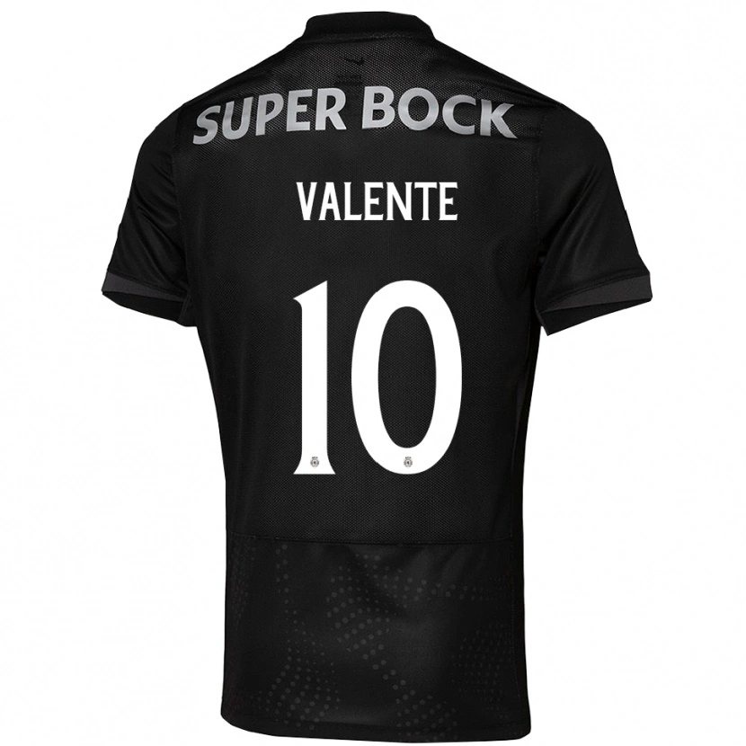 Danxen Damen João Valente #10 Schwarz Weiß Auswärtstrikot Trikot 2025/26 T-Shirt Österreich