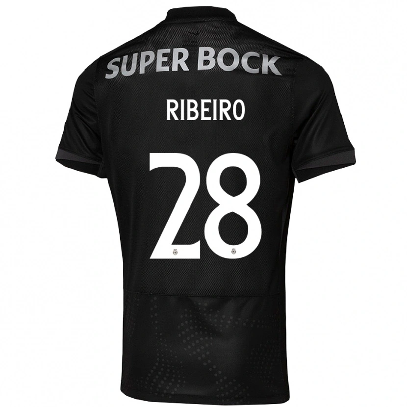 Danxen Damen Rodrigo Ribeiro #28 Schwarz Weiß Auswärtstrikot Trikot 2025/26 T-Shirt Österreich