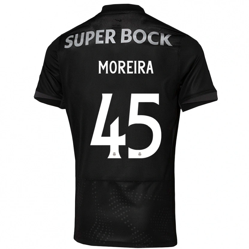 Danxen Damen David Moreira #45 Schwarz Weiß Auswärtstrikot Trikot 2025/26 T-Shirt Österreich