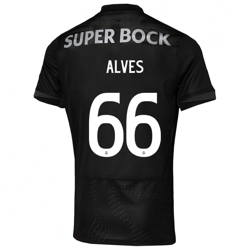 Danxen Damen Miguel Alves #66 Schwarz Weiß Auswärtstrikot Trikot 2025/26 T-Shirt Österreich