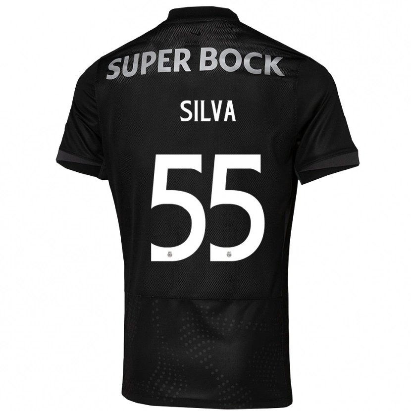 Danxen Damen José Silva #55 Schwarz Weiß Auswärtstrikot Trikot 2025/26 T-Shirt Österreich
