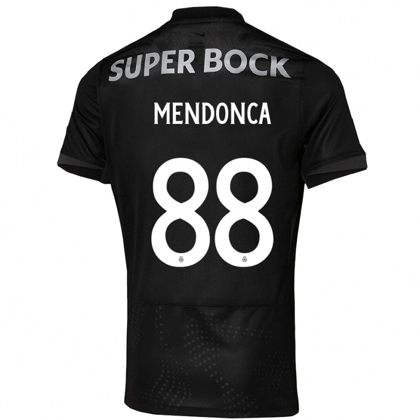 Danxen Damen Manuel Mendonça #88 Schwarz Weiß Auswärtstrikot Trikot 2025/26 T-Shirt Österreich