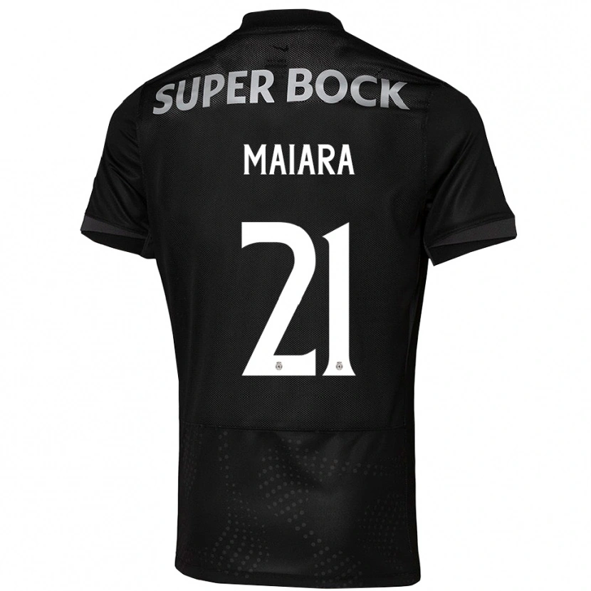 Danxen Damen Maiara Carolina Niehues #21 Schwarz Weiß Auswärtstrikot Trikot 2025/26 T-Shirt Österreich
