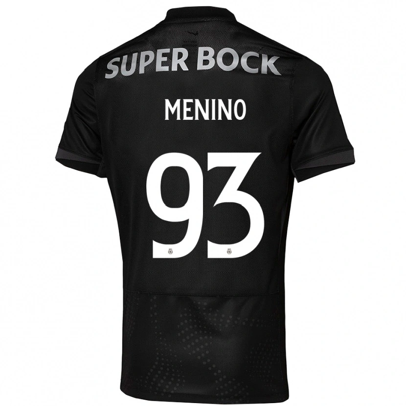 Danxen Damen Miguel Menino #93 Schwarz Weiß Auswärtstrikot Trikot 2025/26 T-Shirt Österreich