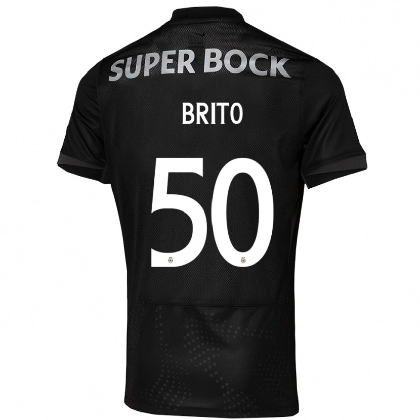 Danxen Damen Alexandre Brito #50 Schwarz Weiß Auswärtstrikot Trikot 2025/26 T-Shirt Österreich