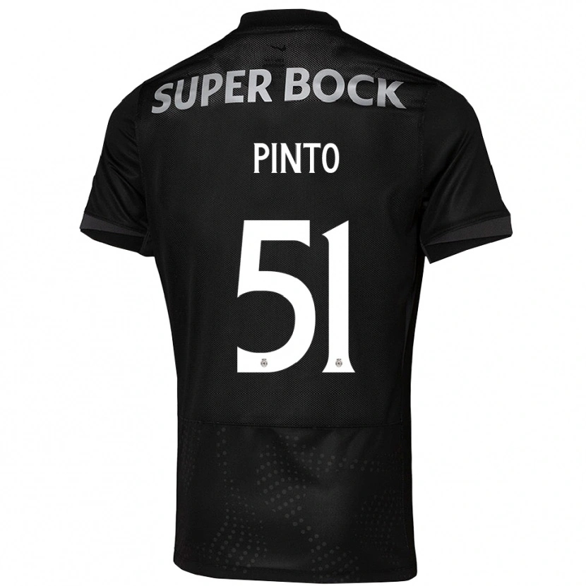 Danxen Damen Diogo Pinto #51 Schwarz Weiß Auswärtstrikot Trikot 2025/26 T-Shirt Österreich
