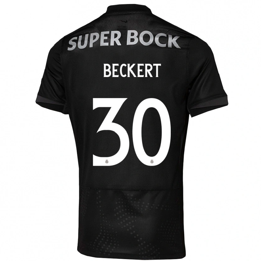Danxen Damen Carolina Beckert #30 Schwarz Weiß Auswärtstrikot Trikot 2025/26 T-Shirt Österreich
