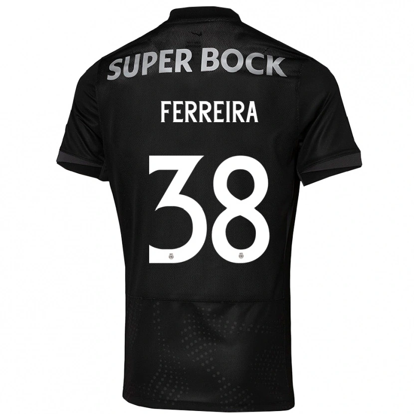 Danxen Damen Marta Ferreira #38 Schwarz Weiß Auswärtstrikot Trikot 2025/26 T-Shirt Österreich