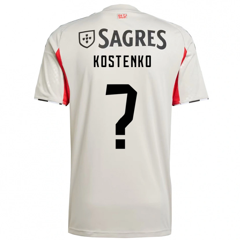 Danxen Damen Igor Kostenko #0 Creme Weiß Rot Auswärtstrikot Trikot 2025/26 T-Shirt Österreich