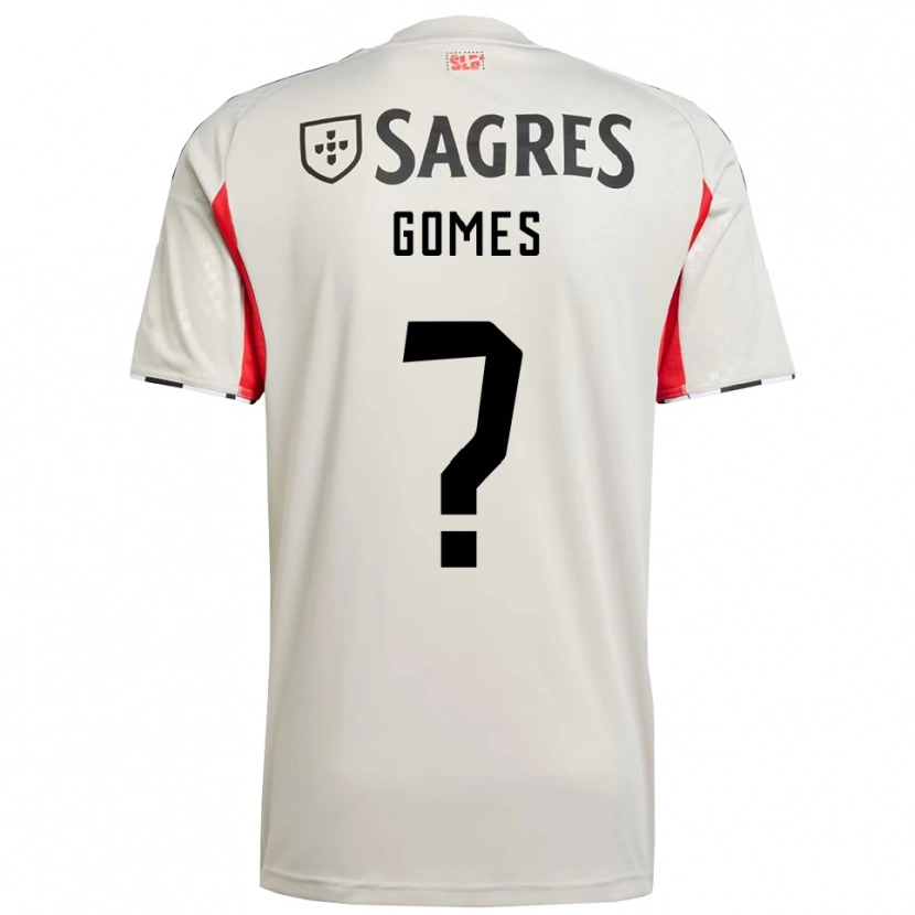 Danxen Damen Martim Gomes #0 Creme Weiß Rot Auswärtstrikot Trikot 2025/26 T-Shirt Österreich