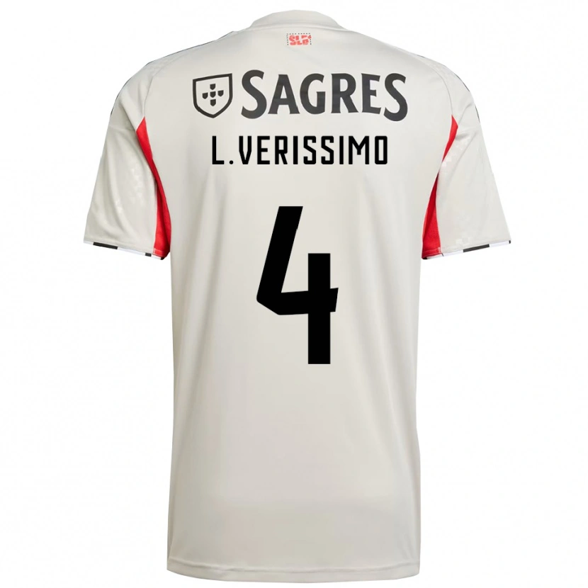 Danxen Damen Lucas Verissimo #4 Creme Weiß Rot Auswärtstrikot Trikot 2025/26 T-Shirt Österreich