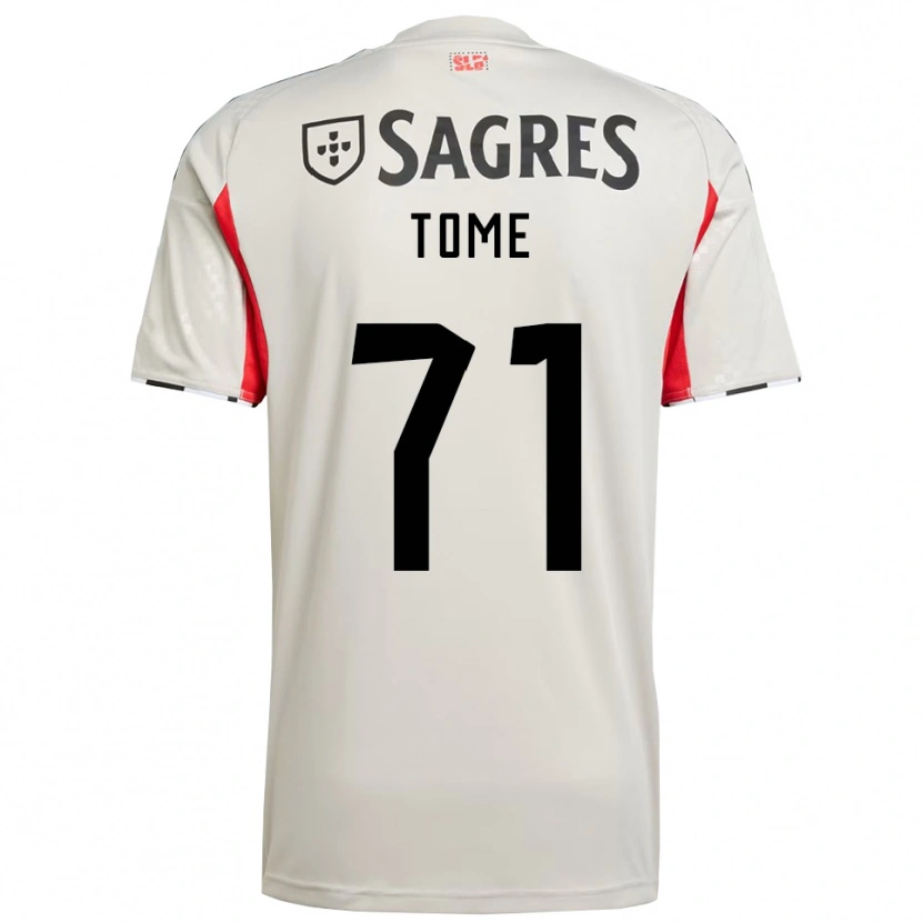Danxen Damen Joao Tome #71 Creme Weiß Rot Auswärtstrikot Trikot 2025/26 T-Shirt Österreich