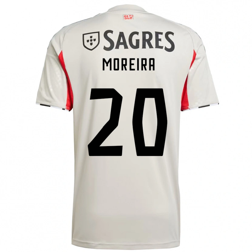 Danxen Damen André Moreira #20 Creme Weiß Rot Auswärtstrikot Trikot 2025/26 T-Shirt Österreich
