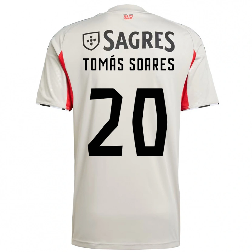 Danxen Damen Tomás Soares #20 Creme Weiß Rot Auswärtstrikot Trikot 2025/26 T-Shirt Österreich