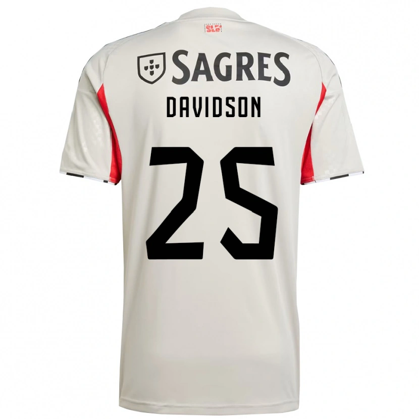 Danxen Damen Chandra Davidson #25 Creme Weiß Rot Auswärtstrikot Trikot 2025/26 T-Shirt Österreich