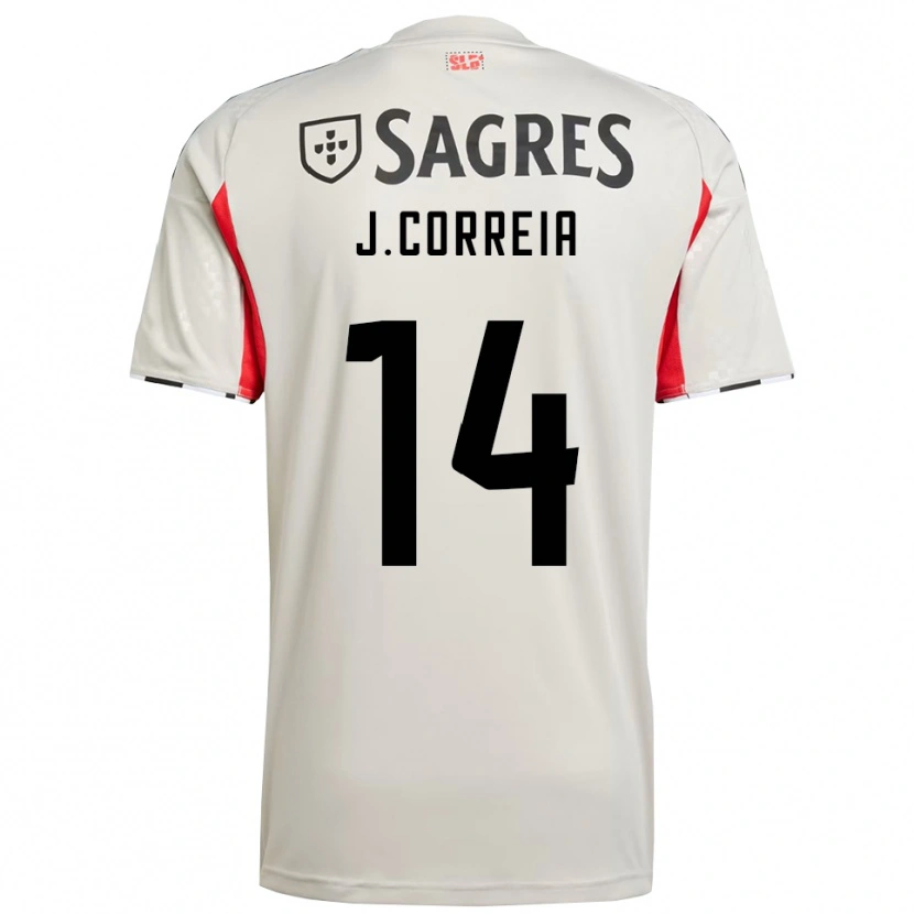Danxen Damen Juvenal Correia #14 Creme Weiß Rot Auswärtstrikot Trikot 2025/26 T-Shirt Österreich