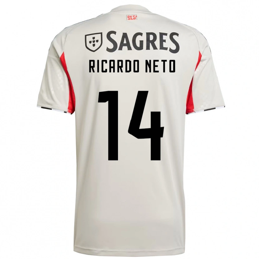 Danxen Damen Ricardo Neto #14 Creme Weiß Rot Auswärtstrikot Trikot 2025/26 T-Shirt Österreich