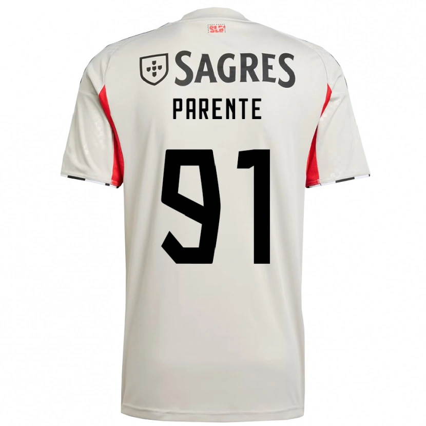 Danxen Damen Tiago Parente #91 Creme Weiß Rot Auswärtstrikot Trikot 2025/26 T-Shirt Österreich