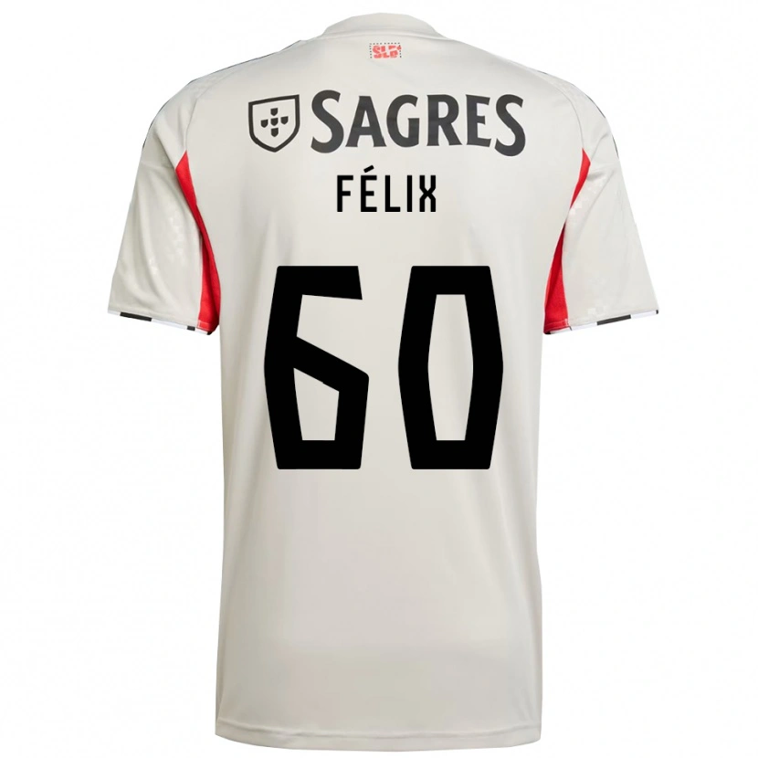 Danxen Damen Nuno Félix #60 Creme Weiß Rot Auswärtstrikot Trikot 2025/26 T-Shirt Österreich