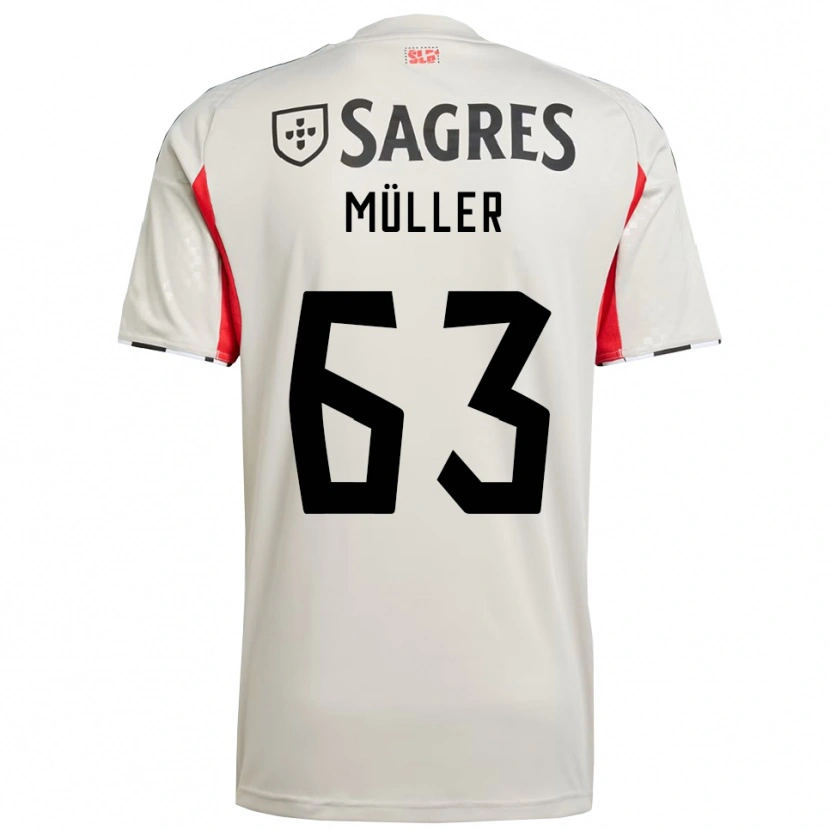 Danxen Damen José Müller #63 Creme Weiß Rot Auswärtstrikot Trikot 2025/26 T-Shirt Österreich