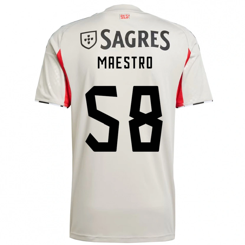 Danxen Damen Maestro #58 Creme Weiß Rot Auswärtstrikot Trikot 2025/26 T-Shirt Österreich
