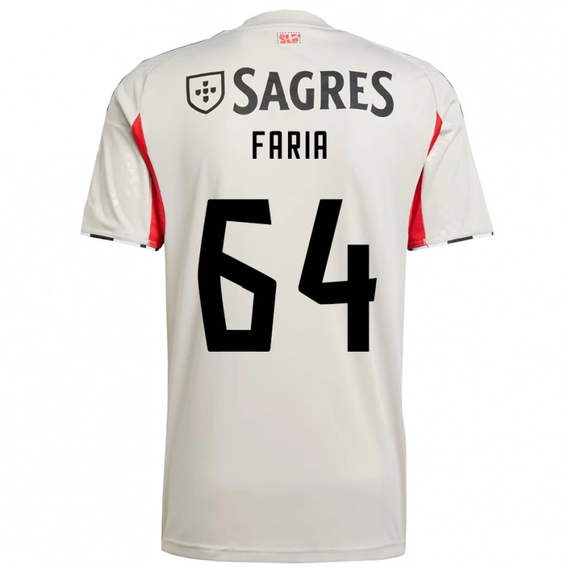 Danxen Damen Hugo Faria #64 Creme Weiß Rot Auswärtstrikot Trikot 2025/26 T-Shirt Österreich