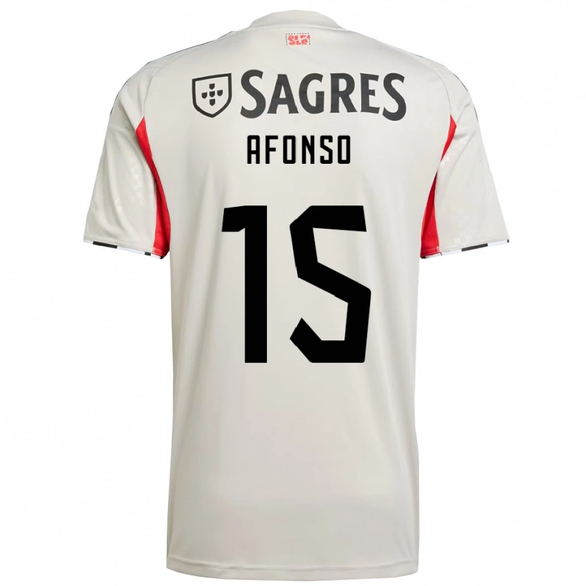 Danxen Damen Guilherme Afonso #15 Creme Weiß Rot Auswärtstrikot Trikot 2025/26 T-Shirt Österreich