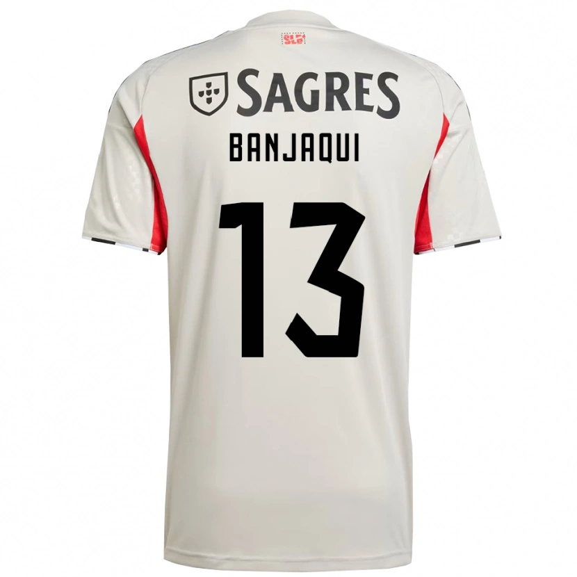 Danxen Damen Daniel Banjaqui #13 Creme Weiß Rot Auswärtstrikot Trikot 2025/26 T-Shirt Österreich