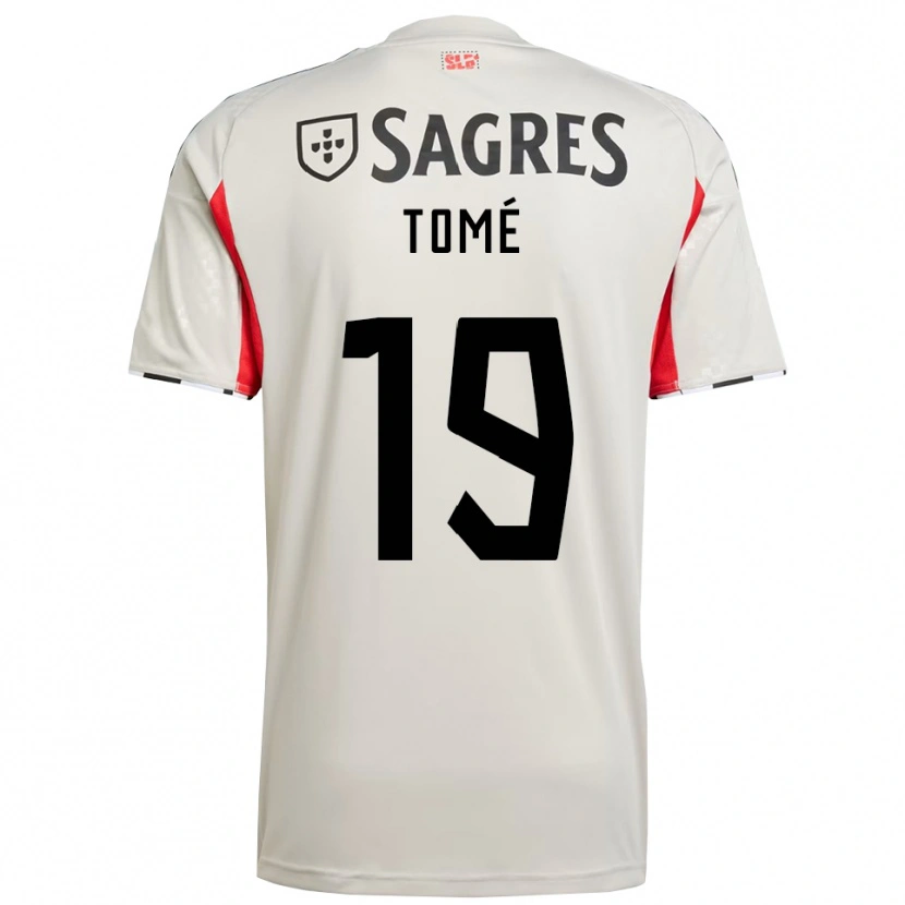 Danxen Damen Olivio Tomé #19 Creme Weiß Rot Auswärtstrikot Trikot 2025/26 T-Shirt Österreich